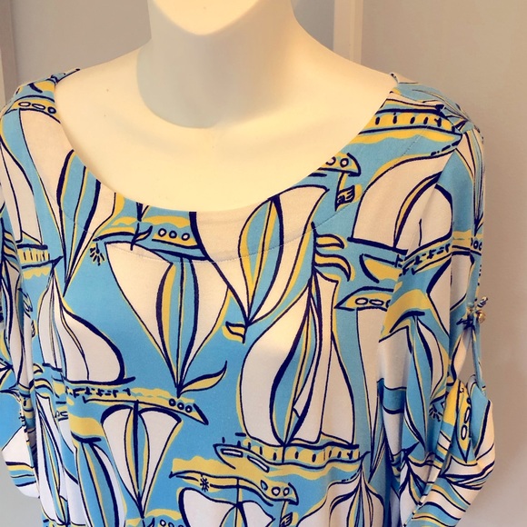 Lilly Pulitzer sailboat dress - Picture 2 of 8